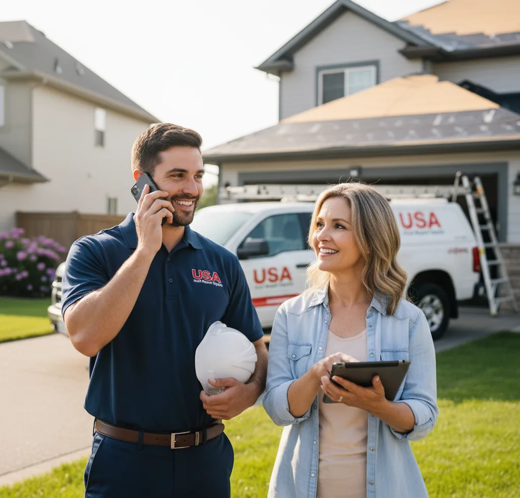 USA Roof Repair Experts customer support in Fairhaven